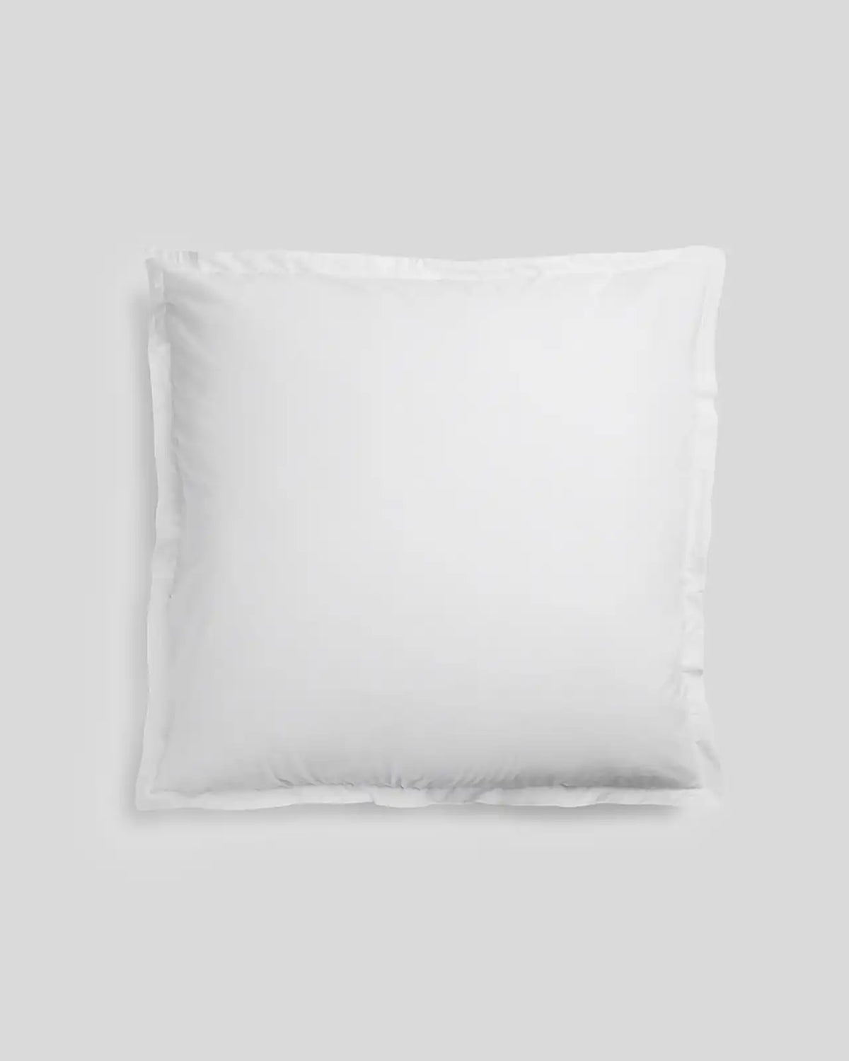Percale Euro Sham (White)