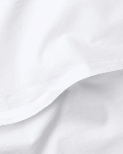 Percale Euro Sham (White)