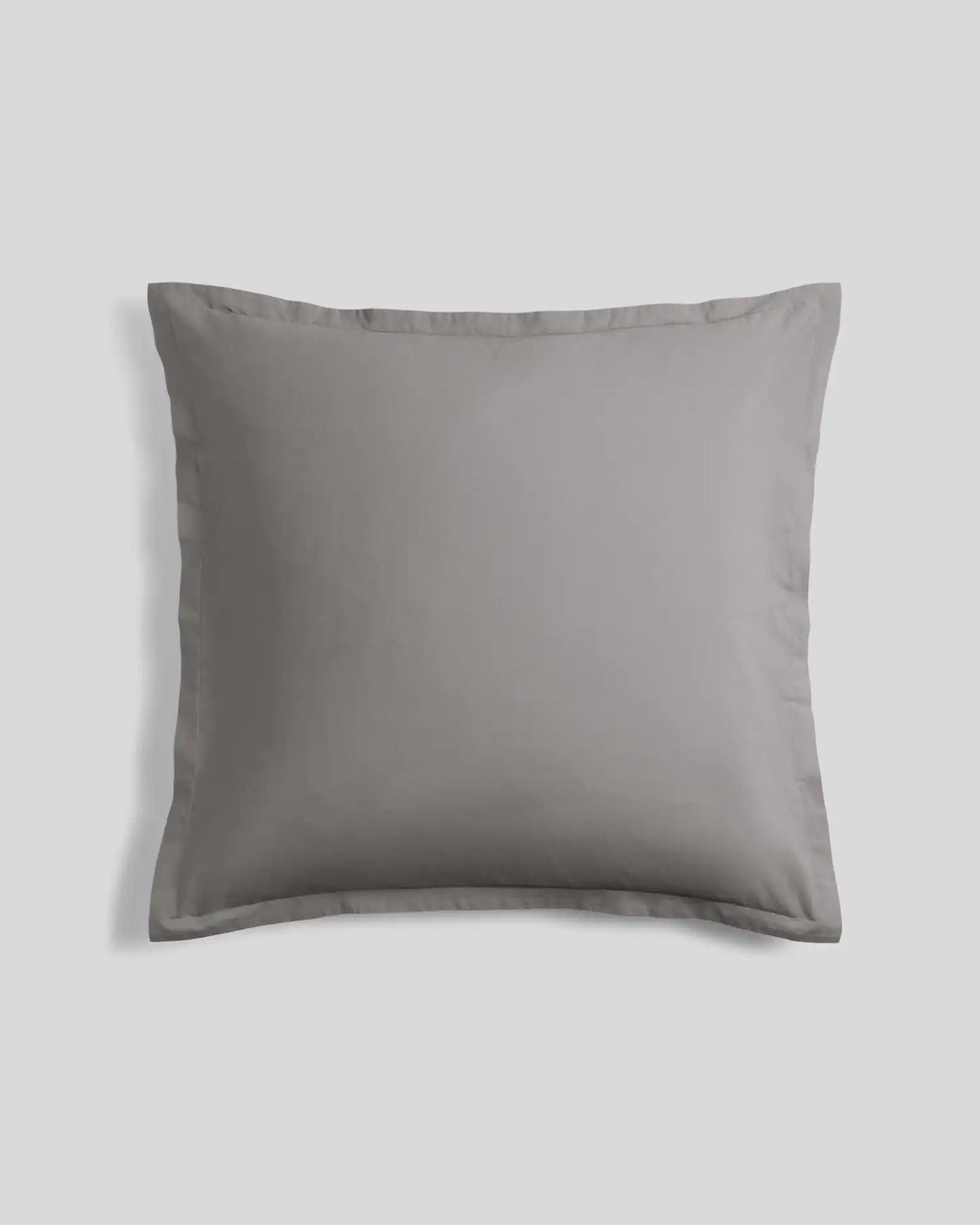 Percale Euro Sham (Pebble)