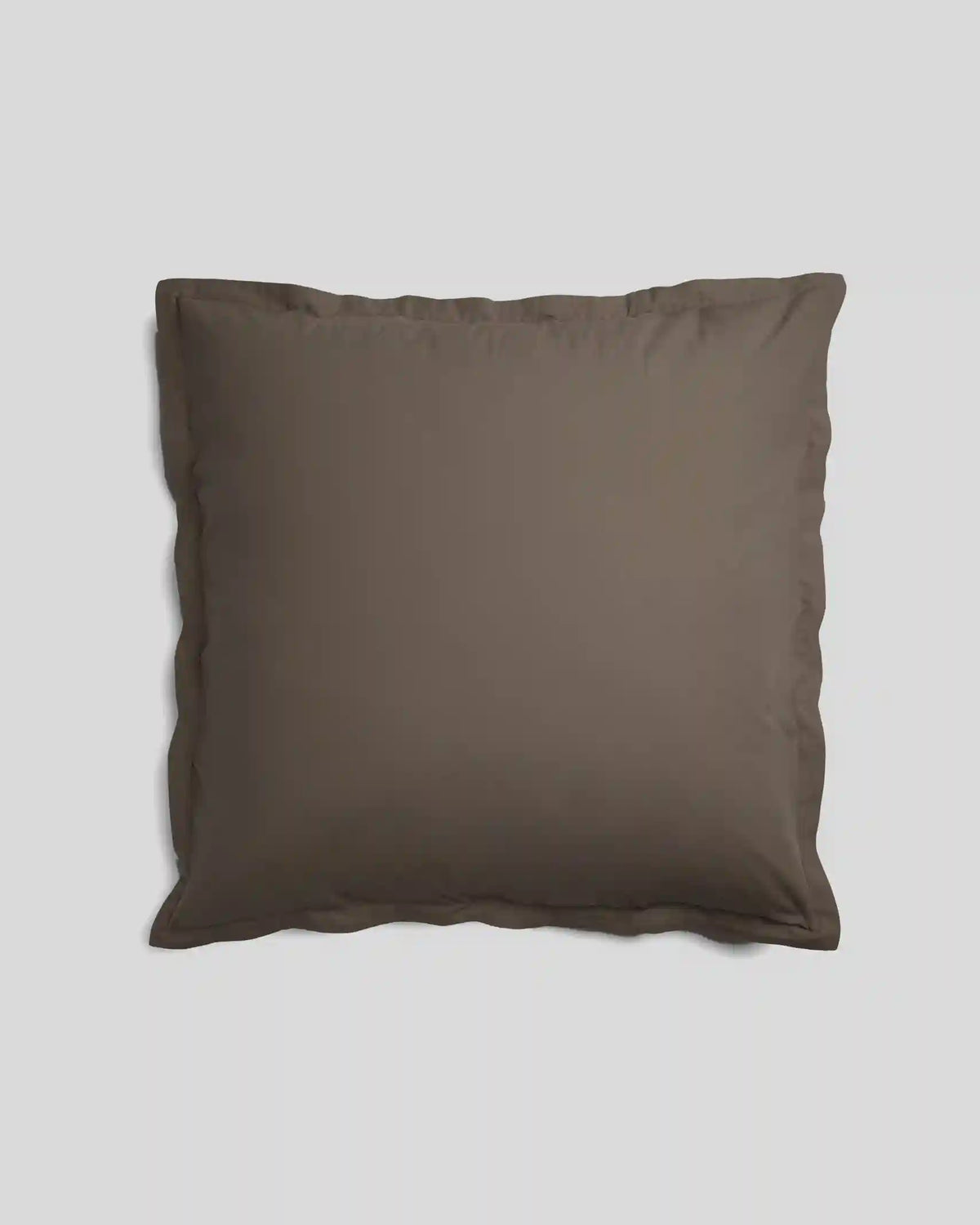 Percale Euro Sham (Warm Grey)