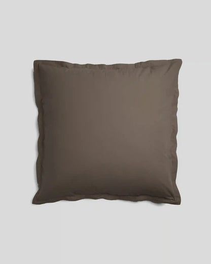 Percale Euro Sham (Warm Grey)