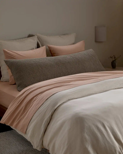 Percale Fitted Sheet (Adobe)