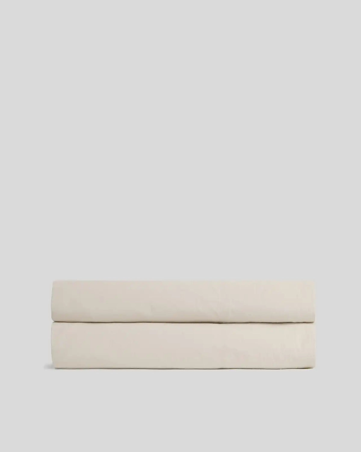 Percale Fitted Sheet (Bone)
