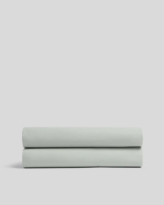 Percale Fitted Sheet - FINAL SALE (Sage)