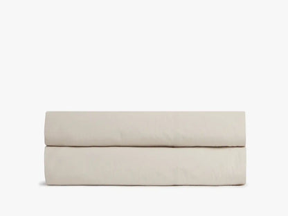 Percale Fitted Sheet - FINAL SALE (Sand)
