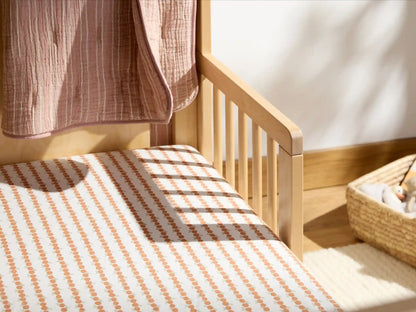 Percale Crib Sheet (Clementines)