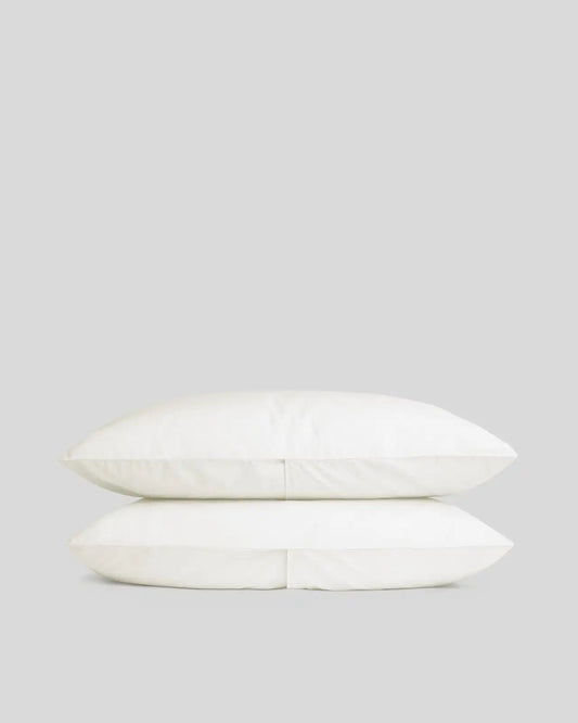 Percale Pillowcase Set (Cream)