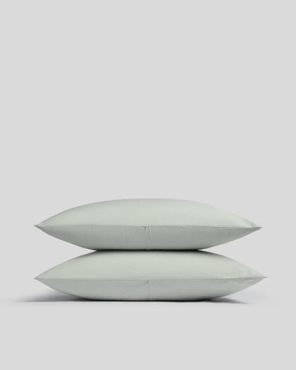 Percale Pillowcase Set - FINAL SALE (Sage)