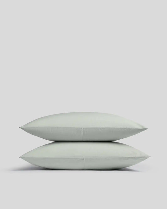 Percale Pillowcase Set - FINAL SALE (Sage)
