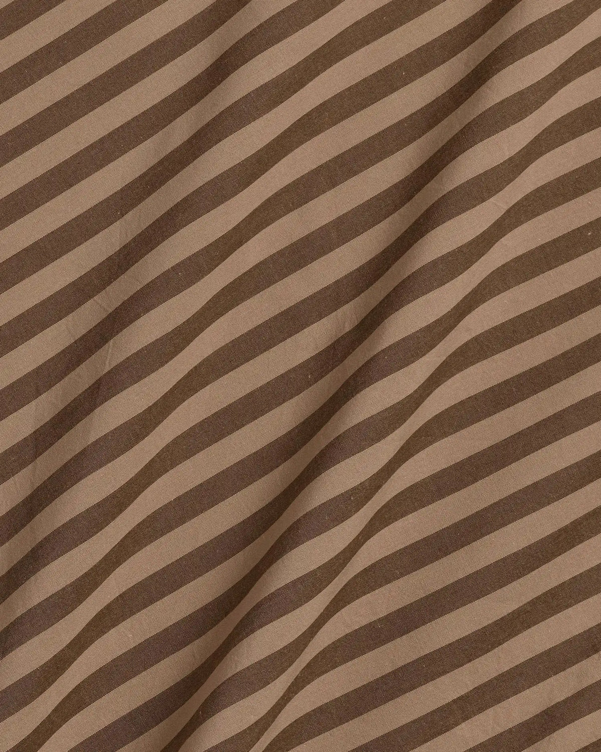 Percale Fitted Sheet (Adobe Stripe)