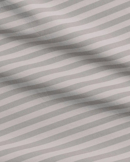 Percale Pillowcase Set (Pebble Stripe)