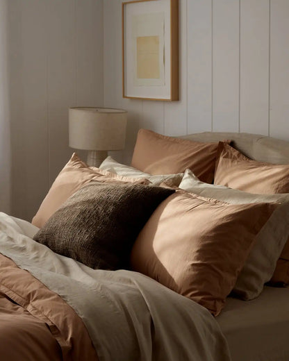 Percale Sham Set (Adobe)