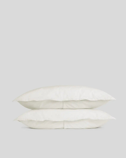 Percale Sham Set (Cream)