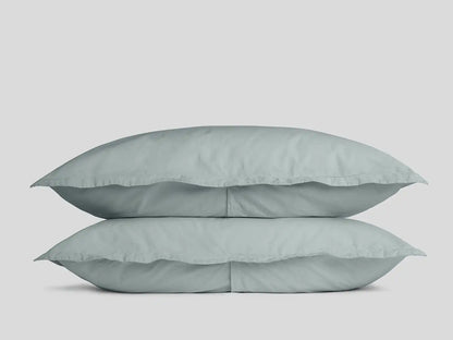 Percale Sham Set - FINAL SALE (Spa)