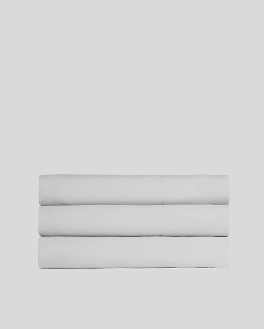 Percale Top Sheet - FINAL SALE (Light Grey)