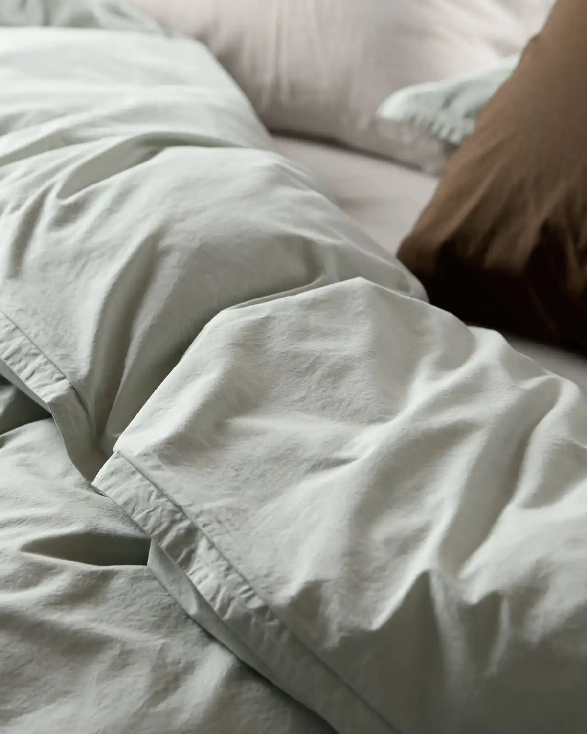 Percale Top Sheet - FINAL SALE (Sage)