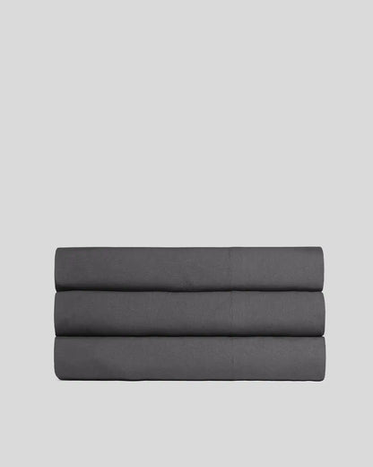 Percale Top Sheet - FINAL SALE (Slate)