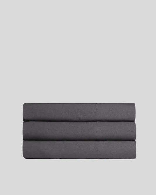 Percale Top Sheet - FINAL SALE (Slate)