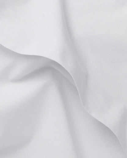 Percale Fabric Swatch (White)