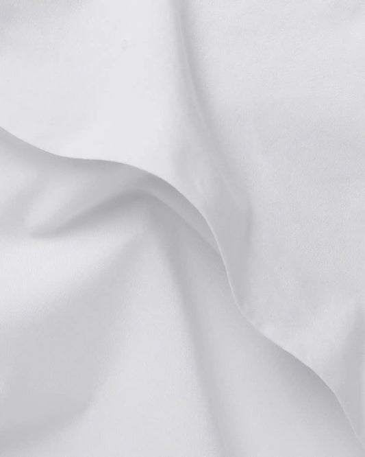 Percale Fabric Swatch (White)