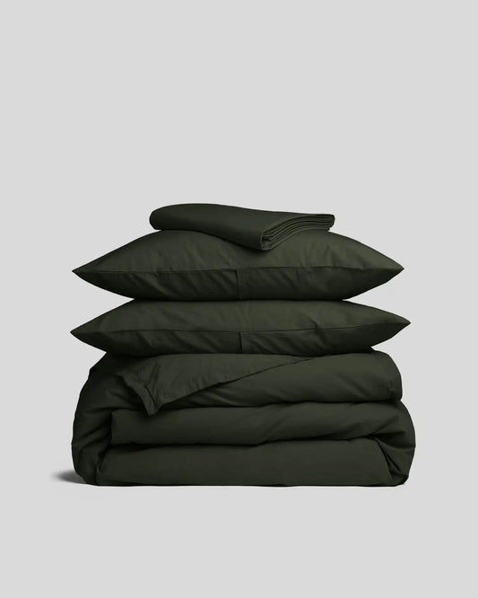 Percale Venice Set - Evergreen F/Q