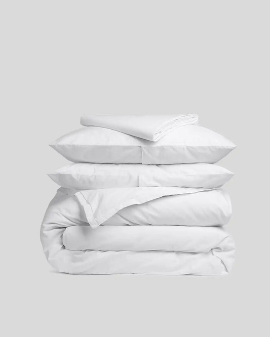 Percale Venice Set - White F/Q