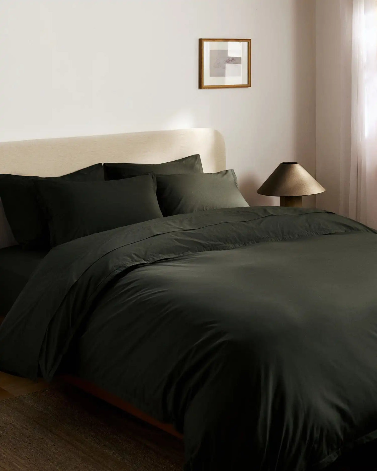 Percale Sham Set (Evergreen)