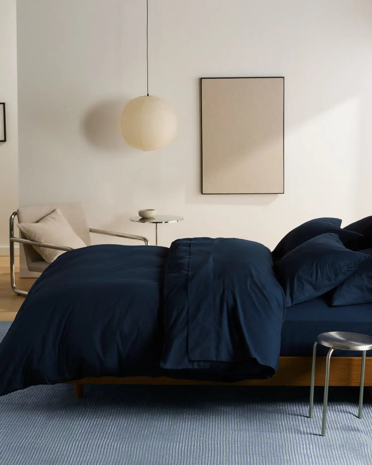 Percale Pillowcase Set (Ink)