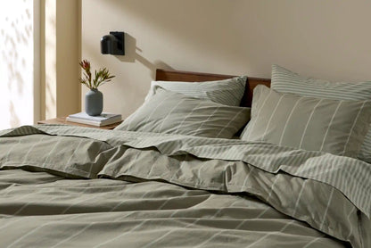 Percale Bundle - Moss Stripe F/Q