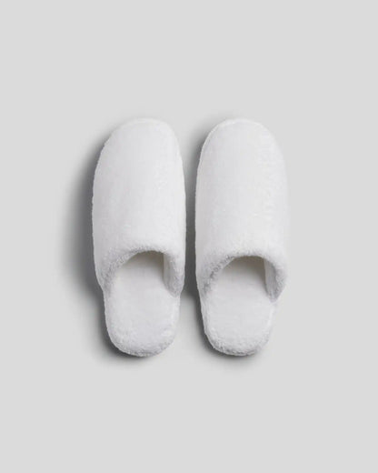 Classic Plush Slippers (White)