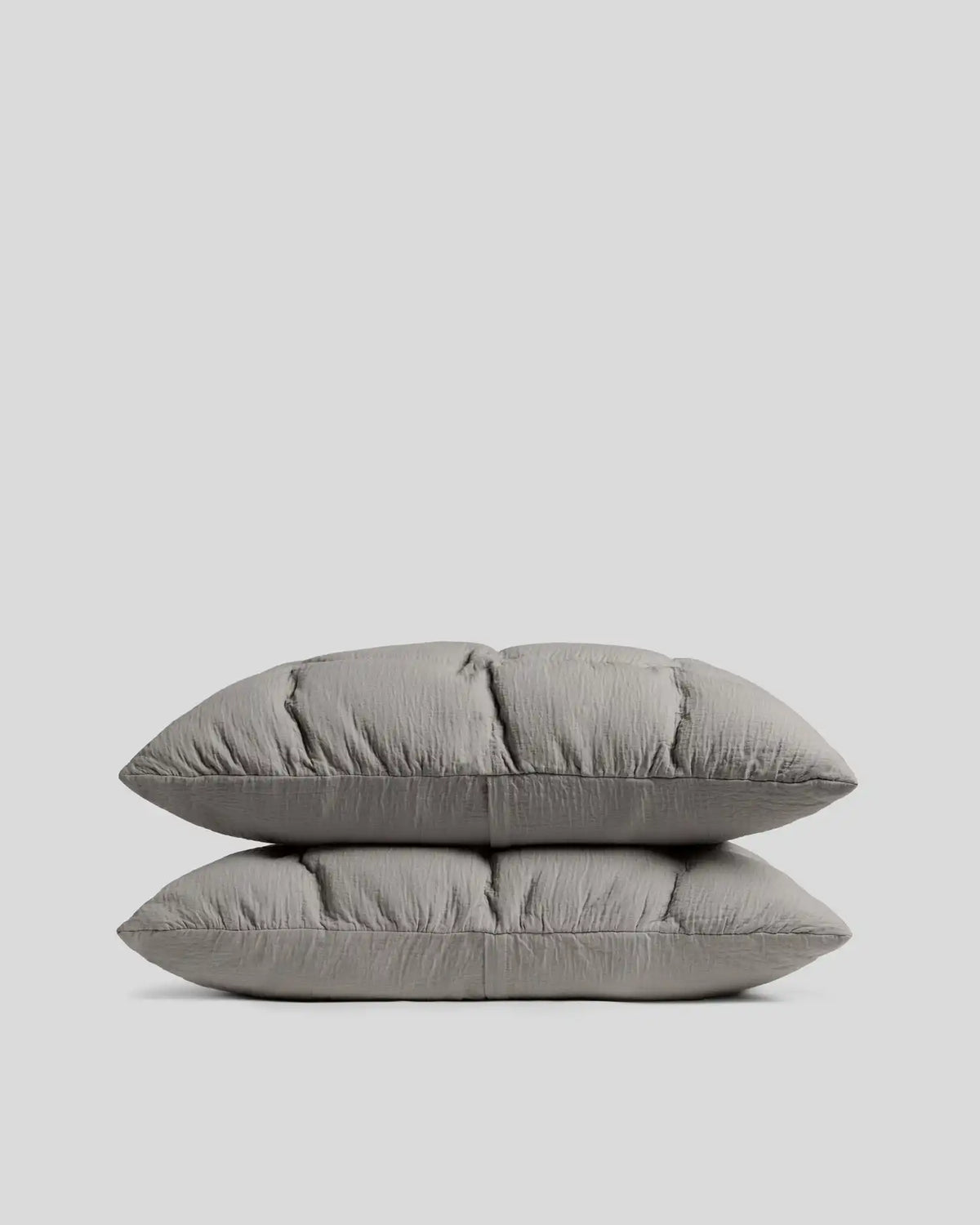 Relaxed Cotton Sham Set (Pebble)