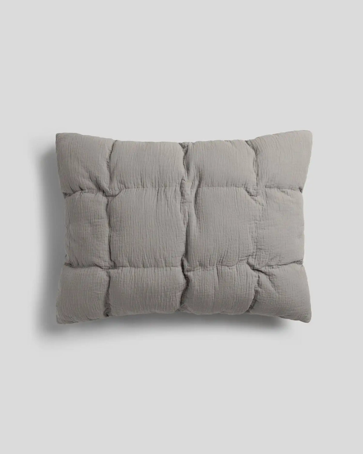 Relaxed Cotton Sham Set (Pebble)