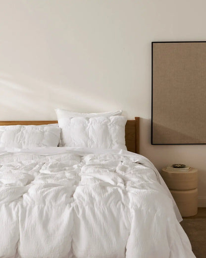 Relaxed Cotton Comforter (White)