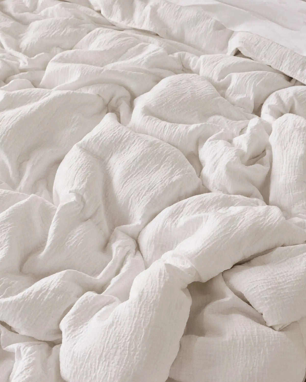 Relaxed Cotton Comforter (White)