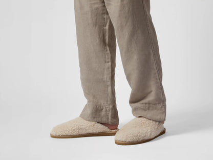 Shearling Wool Clogs (Natural)