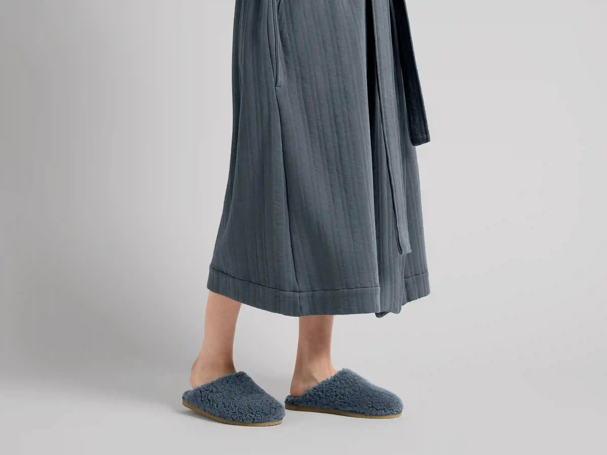 Shearling Wool Clogs (Dusk)