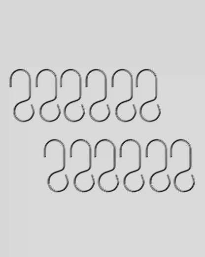Shower Curtain Hooks (Chrome)