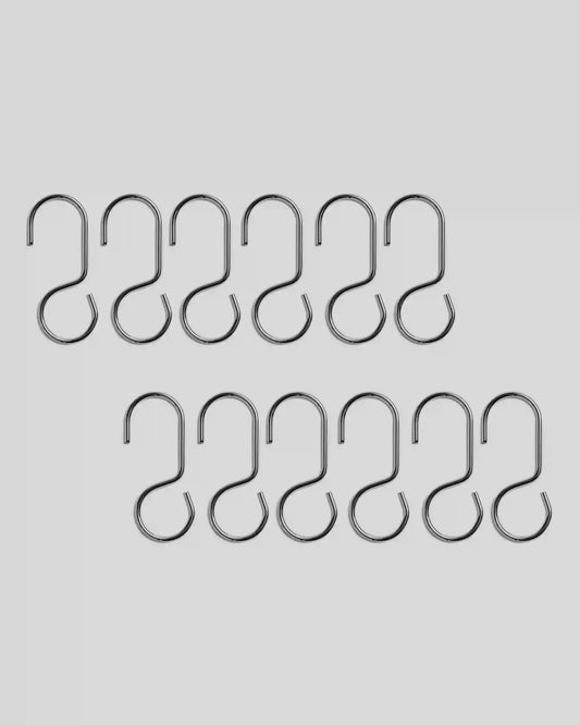 Shower Curtain Hooks (Chrome)