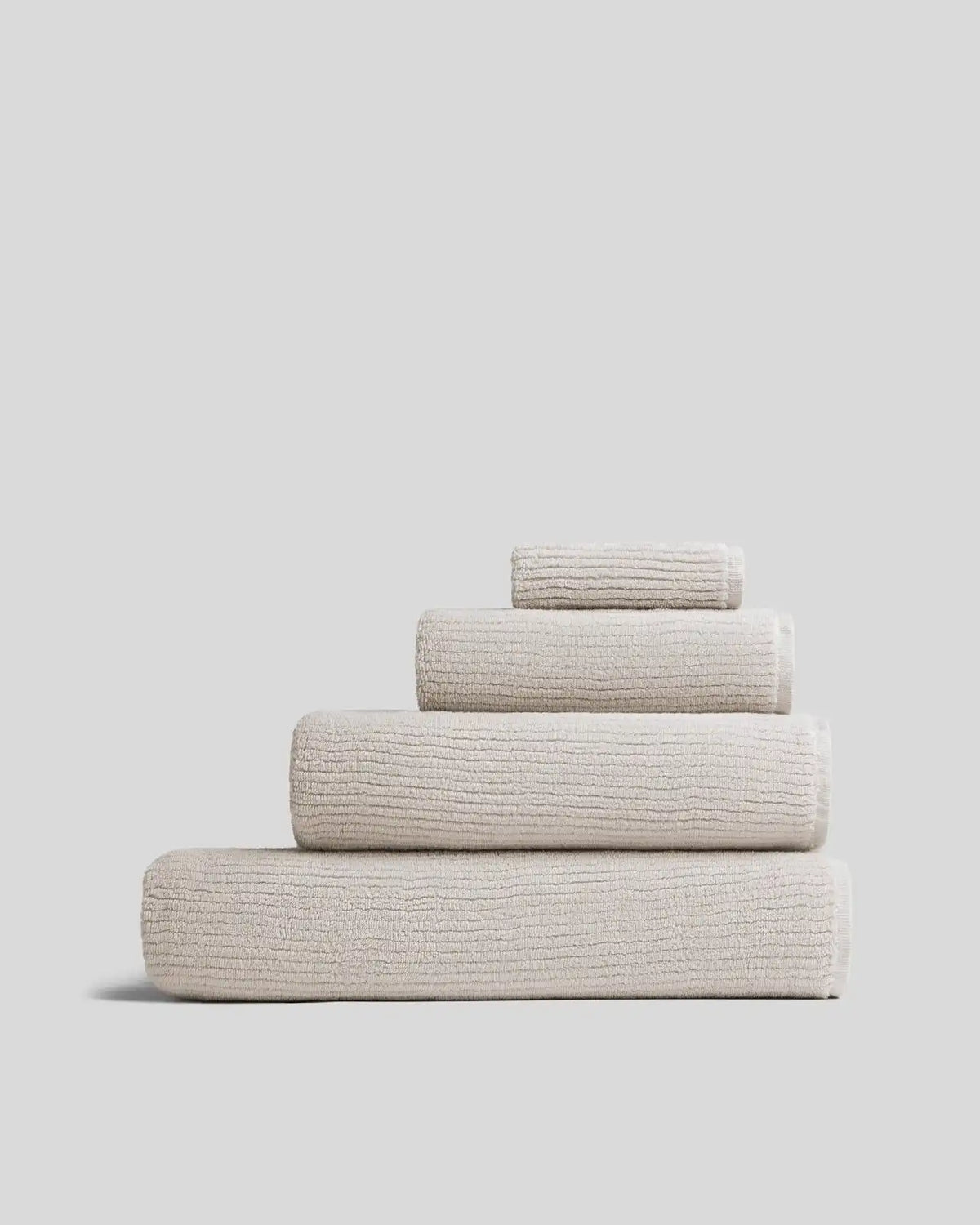 Soft Rib Towels (Bone)
