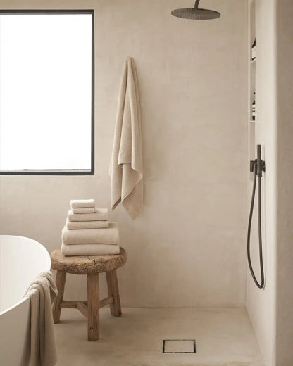 Soft Rib Towels (Bone)