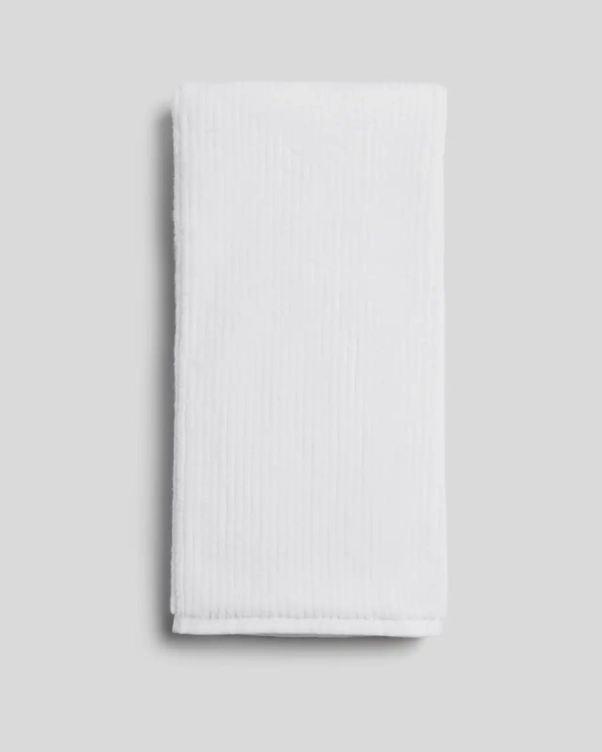 Soft Rib Towels (White)