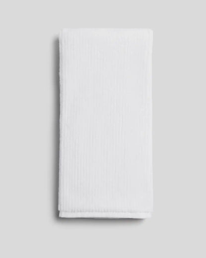 Soft Rib Towels (White)
