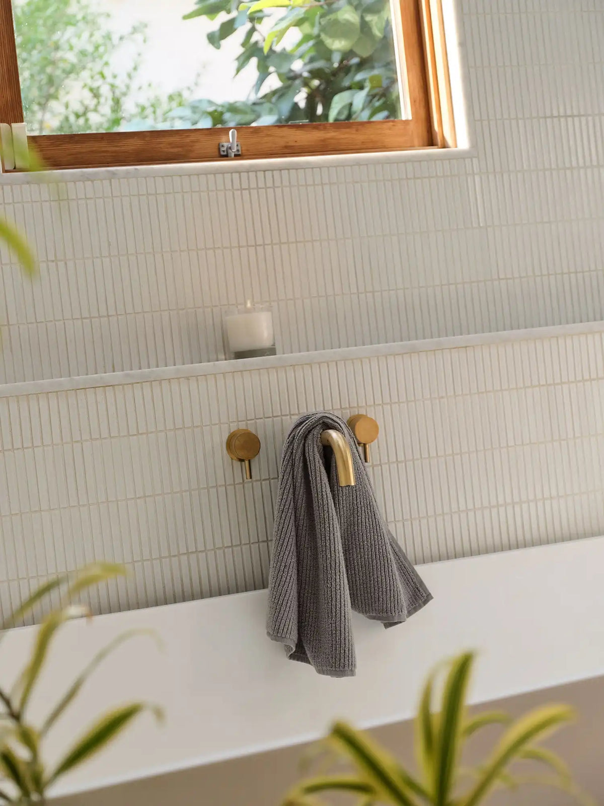 Soft Rib Towels - FINAL SALE (Pebble)