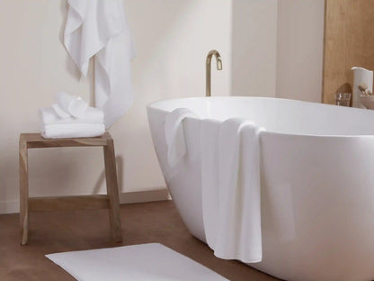 6+6 Soft Rib Bath Bundle - White