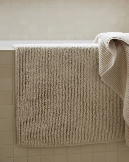 Soft Rib Tub Mat (Bone)