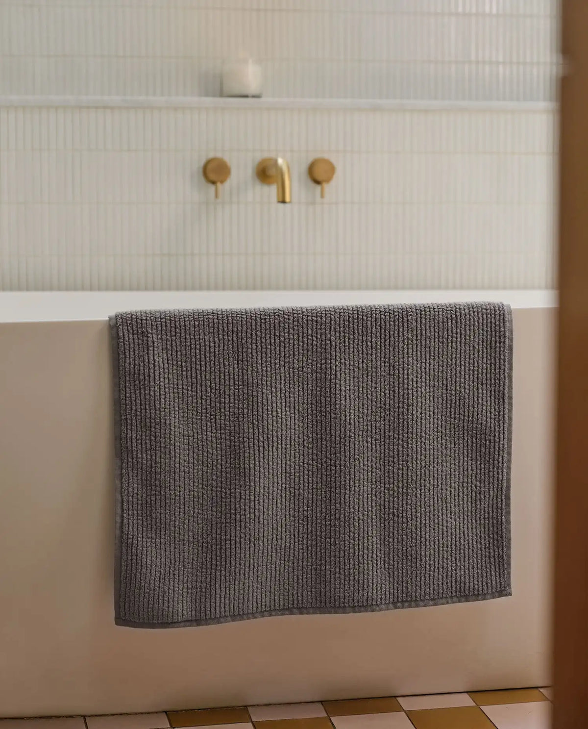 Soft Rib Tub Mat - FINAL SALE (Pebble)