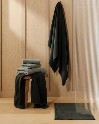 2+2 Soft Rib Bath Bundle - Evergreen