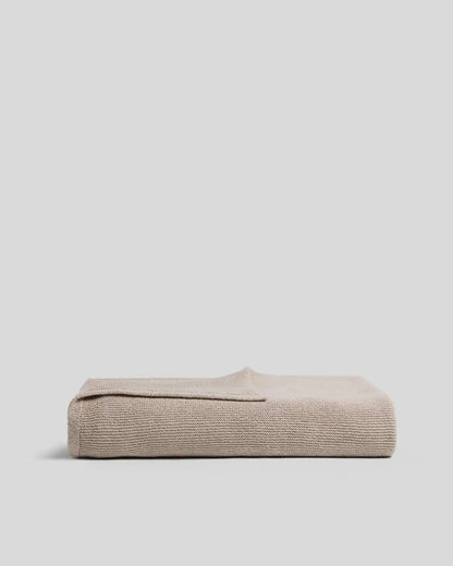 Soft Spun Cotton Throw - FINAL SALE (Natural)