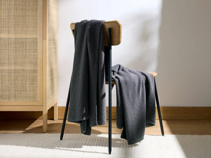 Soft Spun Cotton Throw - FINAL SALE (Grey)