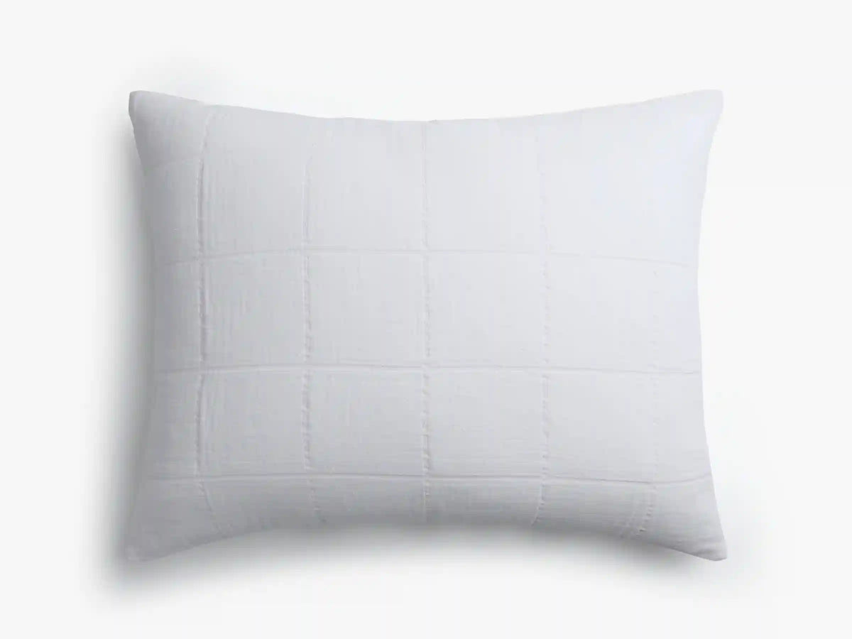 Terrace Gauze Sham Set - FINAL SALE (White)